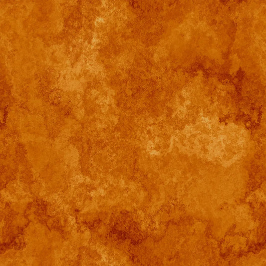 Metallic Tapete Goldrost Wolken Detailansicht – Goldorange, Honiggelb, Kupfer, Bernstein, selbstklebend