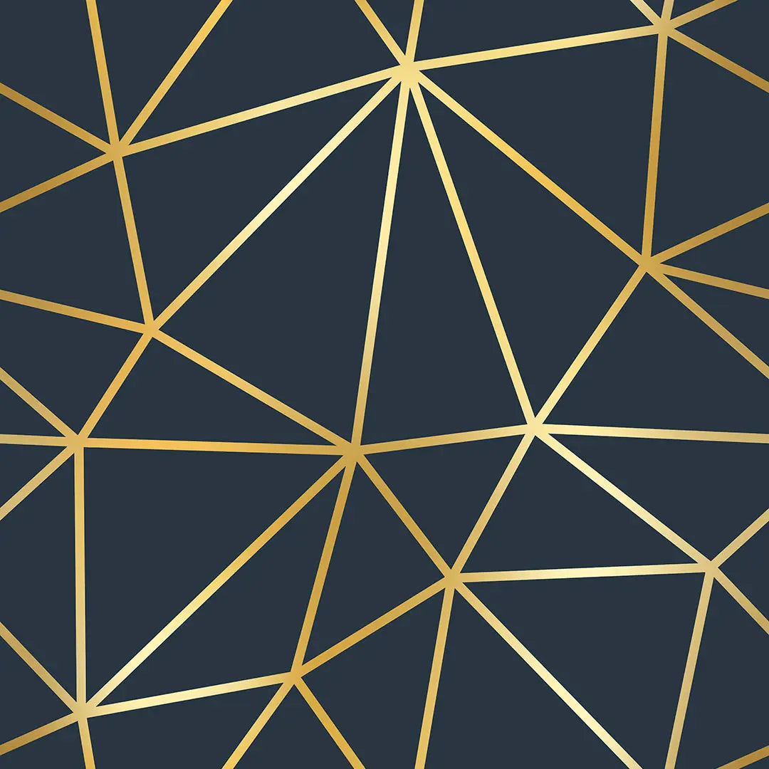 Zazz Dark Charcoal – Geometric Wallpaper Anthracite