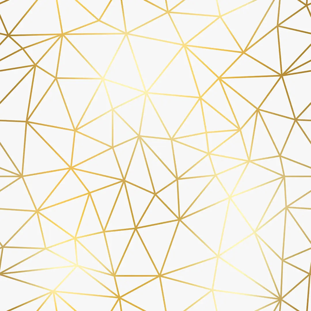 Zazz White Mosaic – Geometrische Tapete Weiß