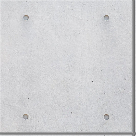 Selbstklebende Tapete Helle Betonplatte – Quad Fix Design mit vier Fixpunkten für modernen Industrial-Look in Wohn- und Arbeitsräumen.