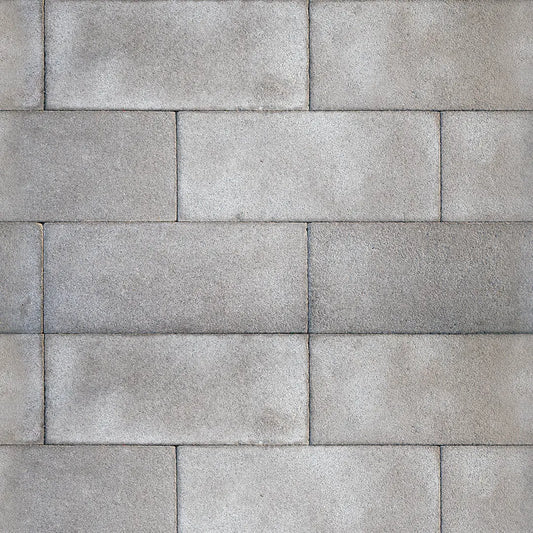 Selbstklebende Tapete Betonstein Optik mit realistischer Industrial Concrete Block Wall Struktur für moderne Wandgestaltung im Urban Style.