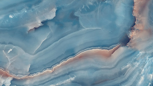 ✅ Exklusiver Marmor ✅ Tiefe Blautöne ✅ Modern & luxuriös – entdecke Deep Ocean Marble bei Pimp My Wall!