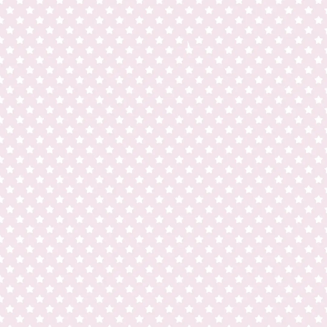 Wallpaper Children's Room Stars Small Pink
