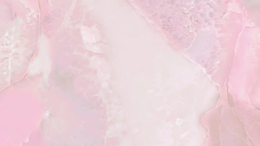 Fototapete Marmor Blush Rose Nahansicht – Erdbeerrosé, Weiß, Hellrosa, Cremeweiß, selbstklebend