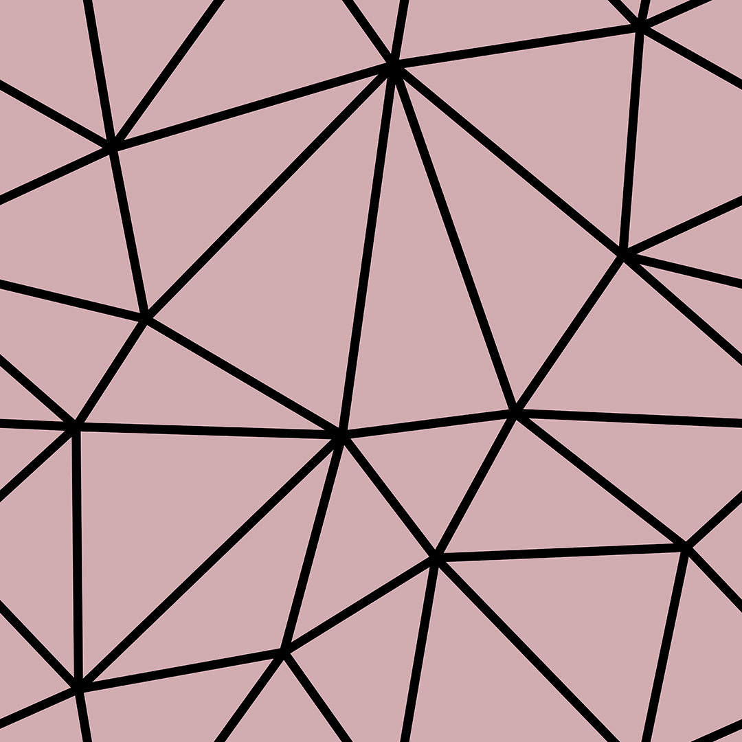 Dark Rose Black Big Geometry Zazz