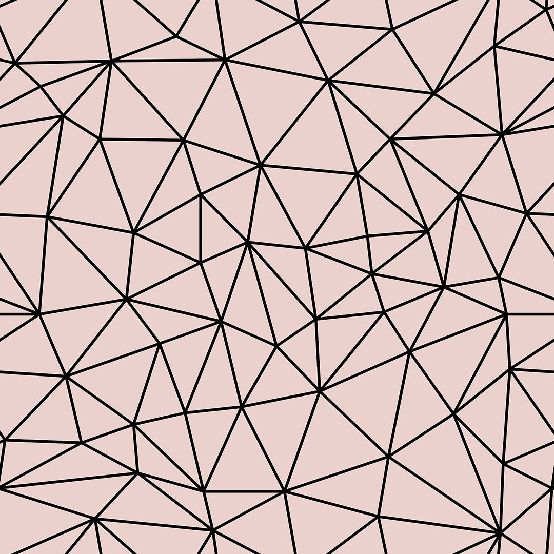 Rose Black Small Geometry Zazz
