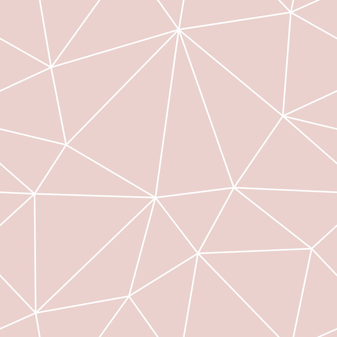 Mauve Rose White Geometry Zazz