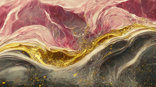 Royal Ruby Gold Marble