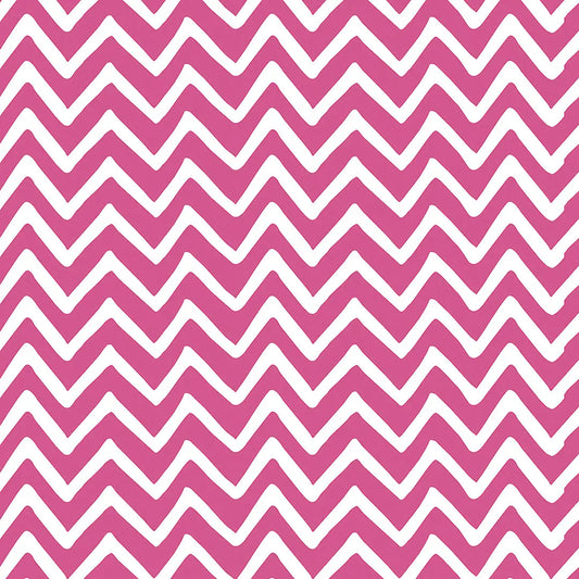 Tapete Kinderzimmer Zickzack Pink Detailansicht – Pink, Weiß, Altrosa, selbstklebend