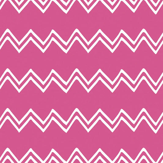 Tapete Kinderzimmer Wellen Senfgelb Detailansicht – Senfgelb, Weiss, selbstklebend