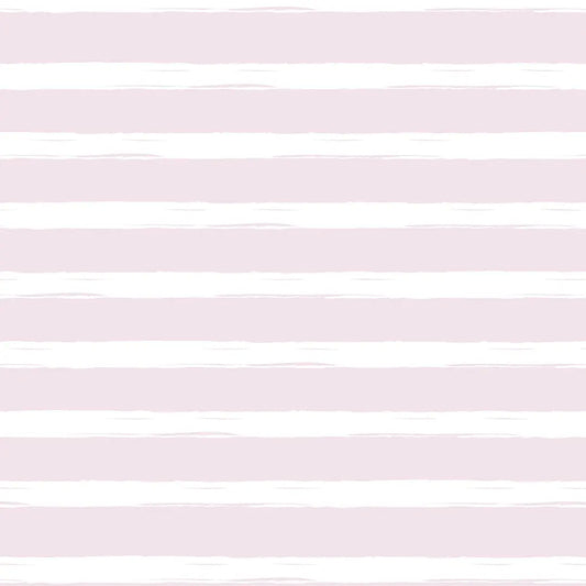 Tapete Kinderzimmer Pinselstreifen Zartes Mint Detailansicht – Zartes Mint, Weiss, selbstklebend