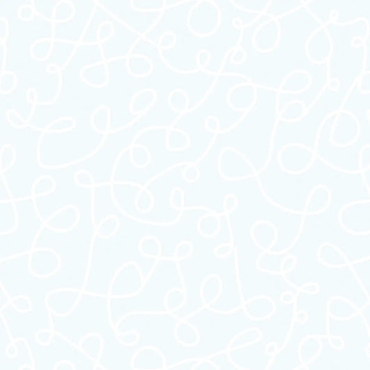 Tapete Kinderzimmer Schnoerkel Mintgruen Detailansicht – Mintgruen, Weiss, selbstklebend