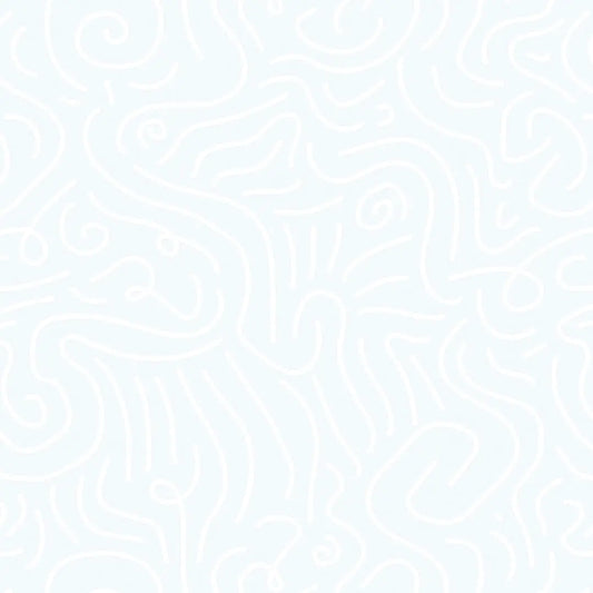 Tapete Kinderzimmer Doodle Wellen Creme Detailansicht – Cremebeige, Weiss, selbstklebend