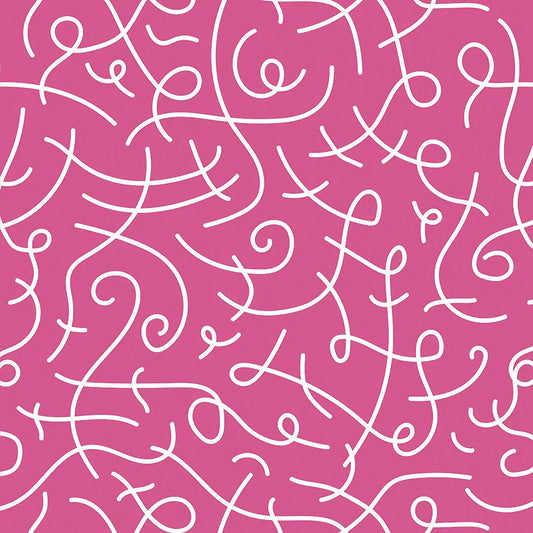 Tapete Kinderzimmer Wirbel Tuerkis Detailansicht – Tuerkis, Weiss, selbstklebend