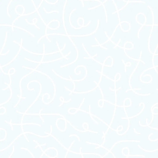 Tapete Kinderzimmer Schnörkellinien Rosa Detailansicht – Blassrosa, Weiß, Zartrosa, selbstklebend