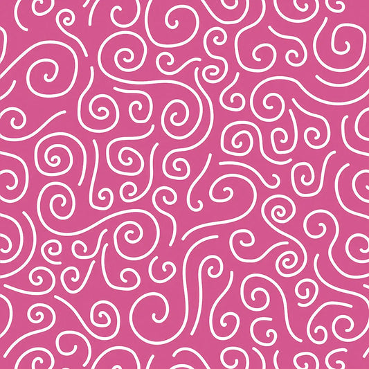 Tapete Kinderzimmer Spiralen Tuerkis Detailansicht – Tuerkis, Weiss, selbstklebend