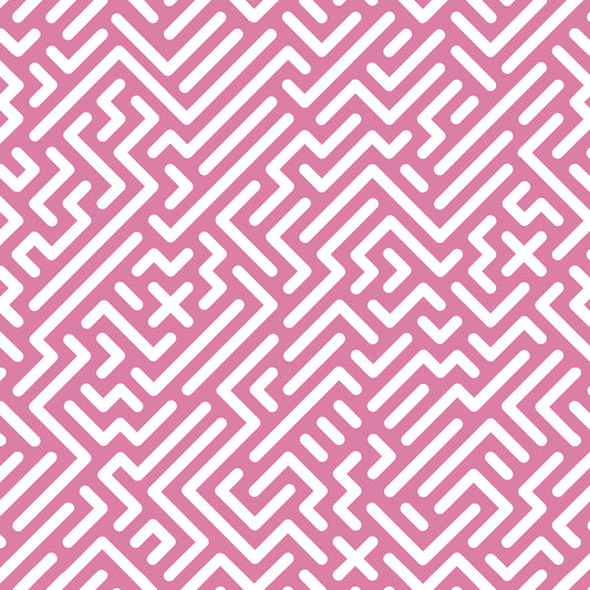 ✅ Filigranes Labyrinth-Muster ✅ Viele fröhliche Farben ✅ Moderne Tapete fürs Kinderzimmer – by Pimp My Wall