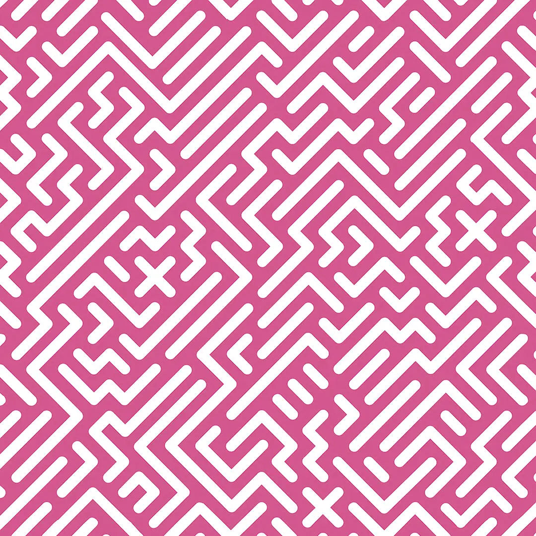 Wallpaper Children's Room Fine Labyrinth Pink