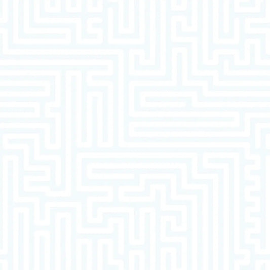Tapete Kinderzimmer Labyrinth Mintgruen Detailansicht – Mintgruen, Weiss, selbstklebend