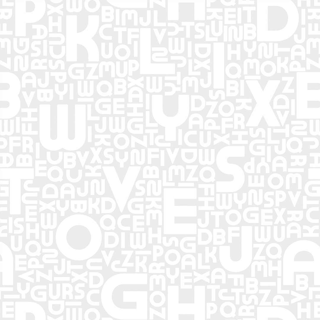Baby Deccore Alphabet Collection Pantone