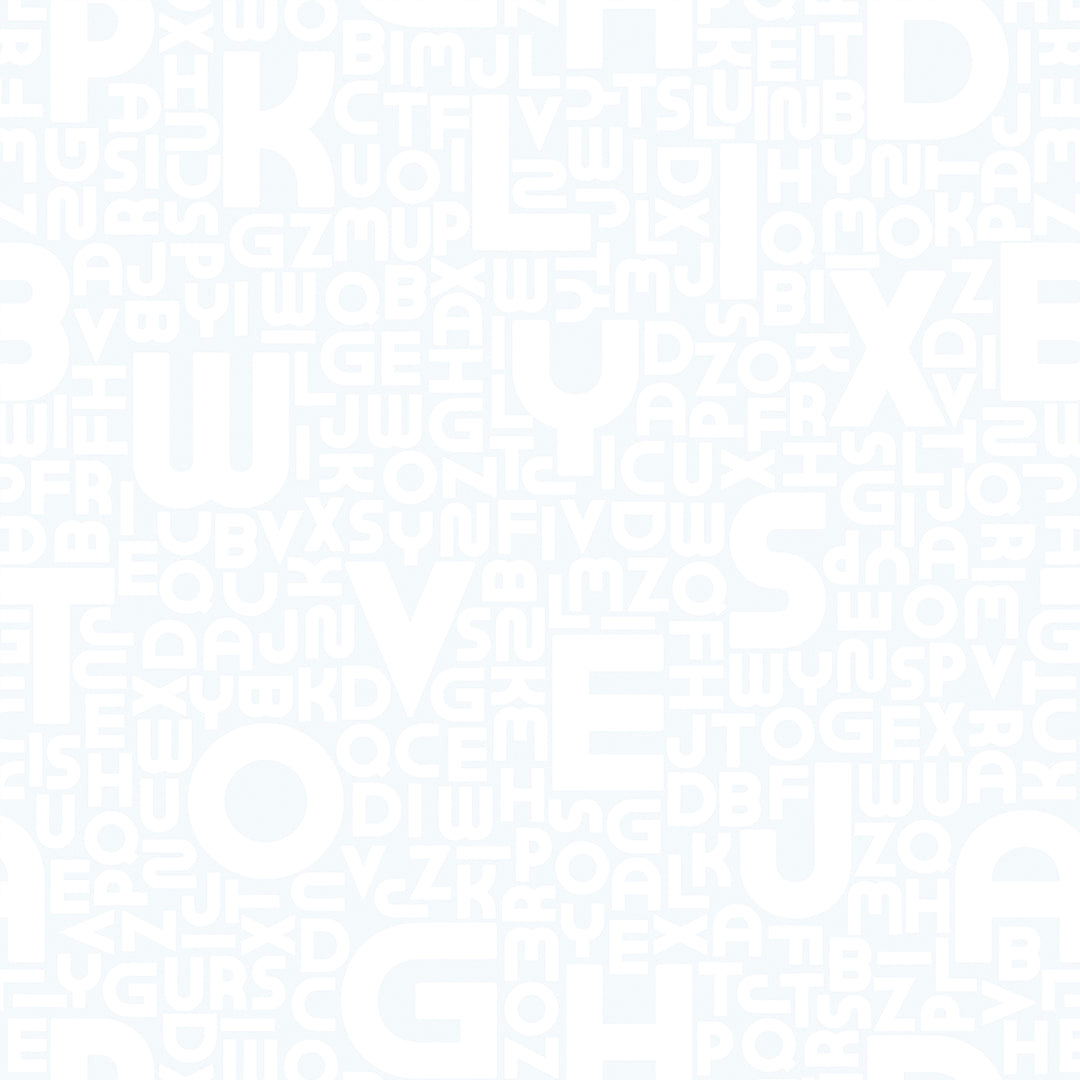 Baby Deccore Alphabet Collection Pantone
