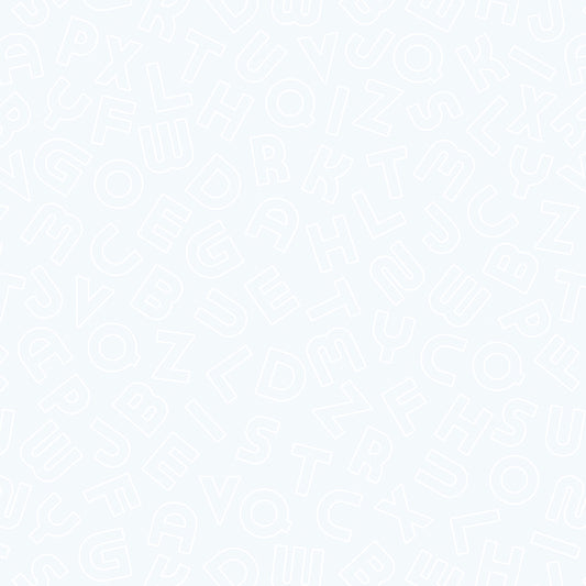 ✅ Mini Alphabet Muster ✅ Zart & verspielt ✅ Lernfördernde Tapete fürs Kinderzimmer – by Pimp My Wall