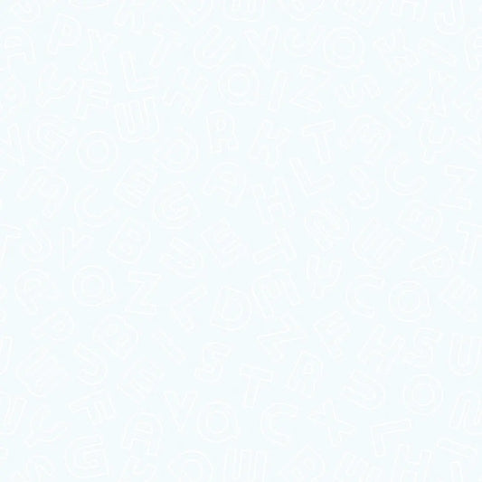 Tapete Kinderzimmer Alphabet Outline Blassrosa Detailansicht – Blassrosa, Weiss, selbstklebend