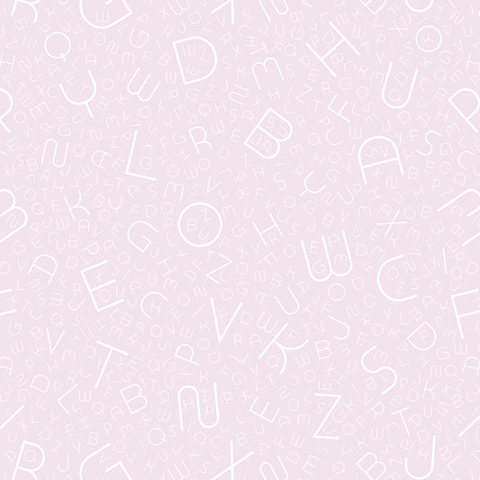 ✅ Alphabet Muster ✅ Sanft & verspielt ✅ Lern Tapete fürs Kinderzimmer – by Pimp My Wall