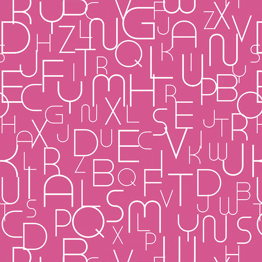 ✅ Bunte Buchstaben-Tapete ✅ Verspielter Flow-Look ✅ Kreativ & kinderfreundlich fürs Kinderzimmer – by Pimp My Wall