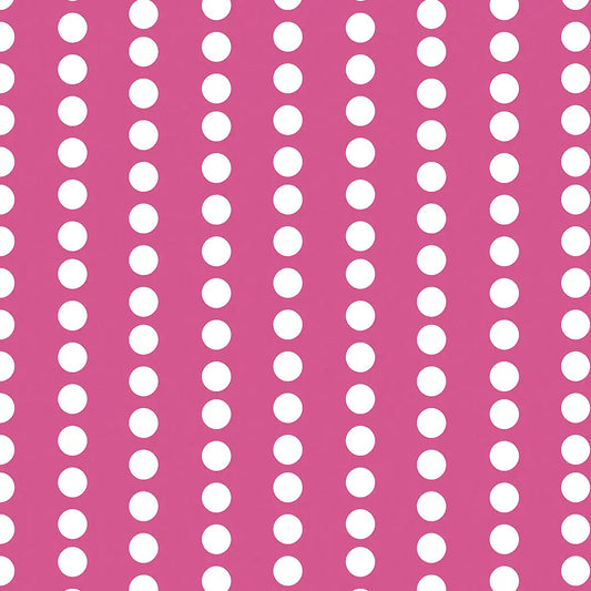 Tapete Kinderzimmer Punktreihen Tuerkis Detailansicht – Tuerkisgruen, Weiss, selbstklebend