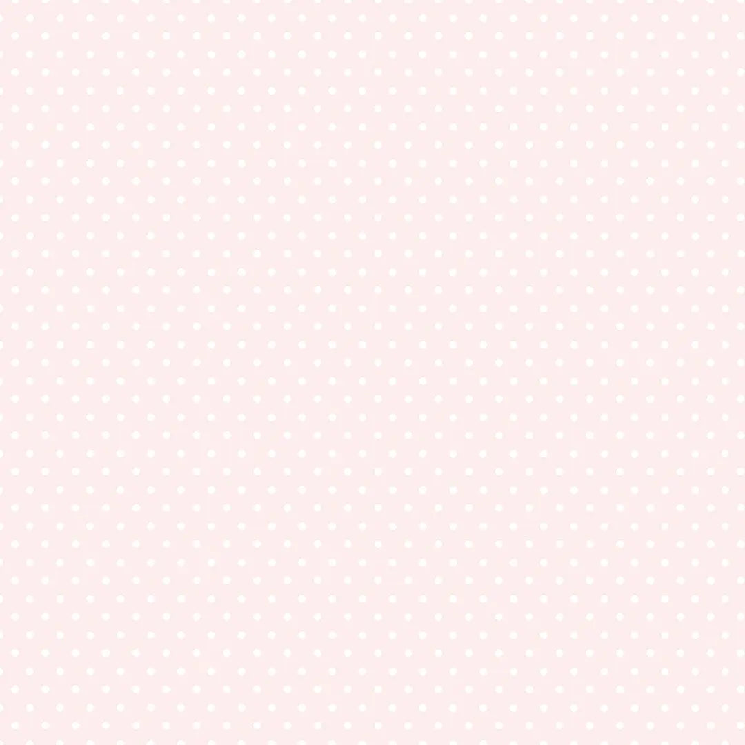 Wallpaper nursery mini dots pale pink