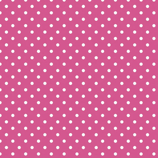 Tapete Kinderzimmer Kleine Punkte Tuerkis Detailansicht – Kraeftiges Tuerkis, Weiss, selbstklebend