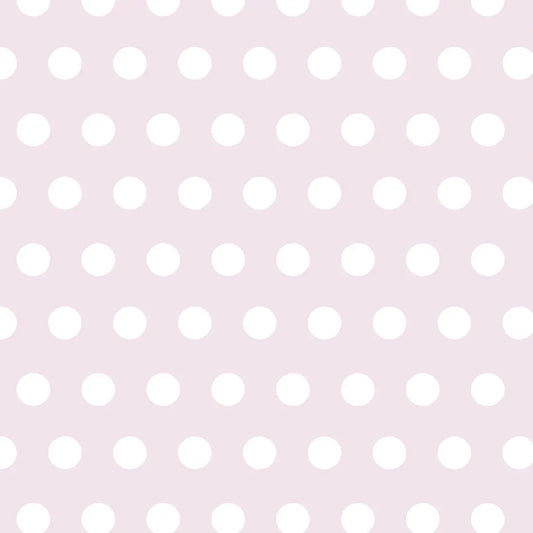 Tapete Kinderzimmer Punktereihen Eisblau Detailansicht – Eisblau, Weiss, selbstklebend