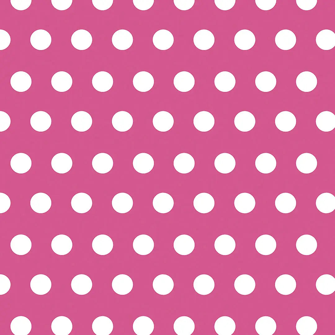 Tapete Kinderzimmer Punktereihen Pink