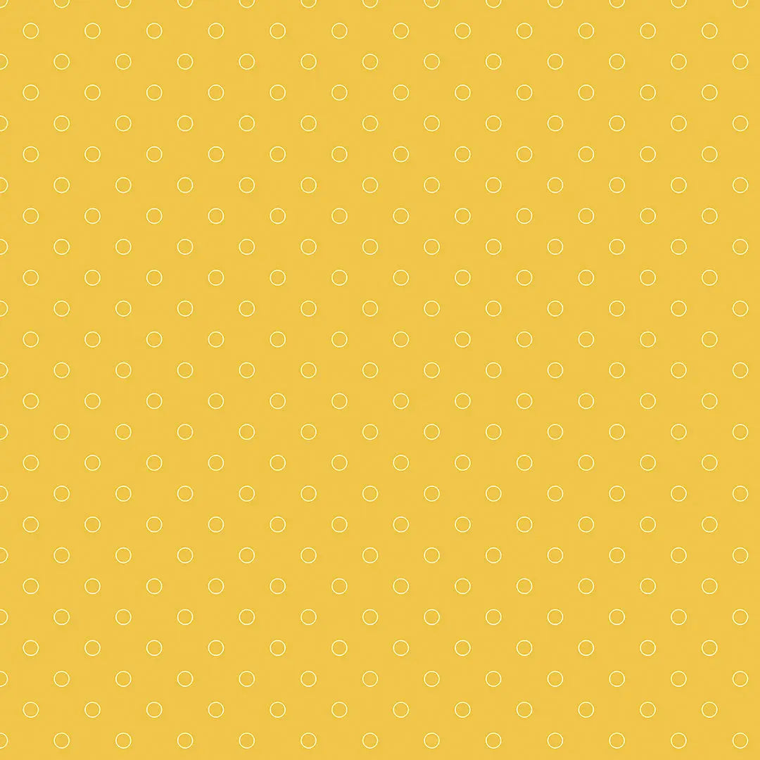 Wallpaper nursery rings mustard yellow