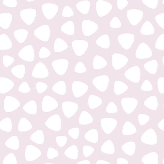 Tapete Kinderzimmer Kiesel Eisblau Detailansicht – Eisblau, Weiss, selbstklebend