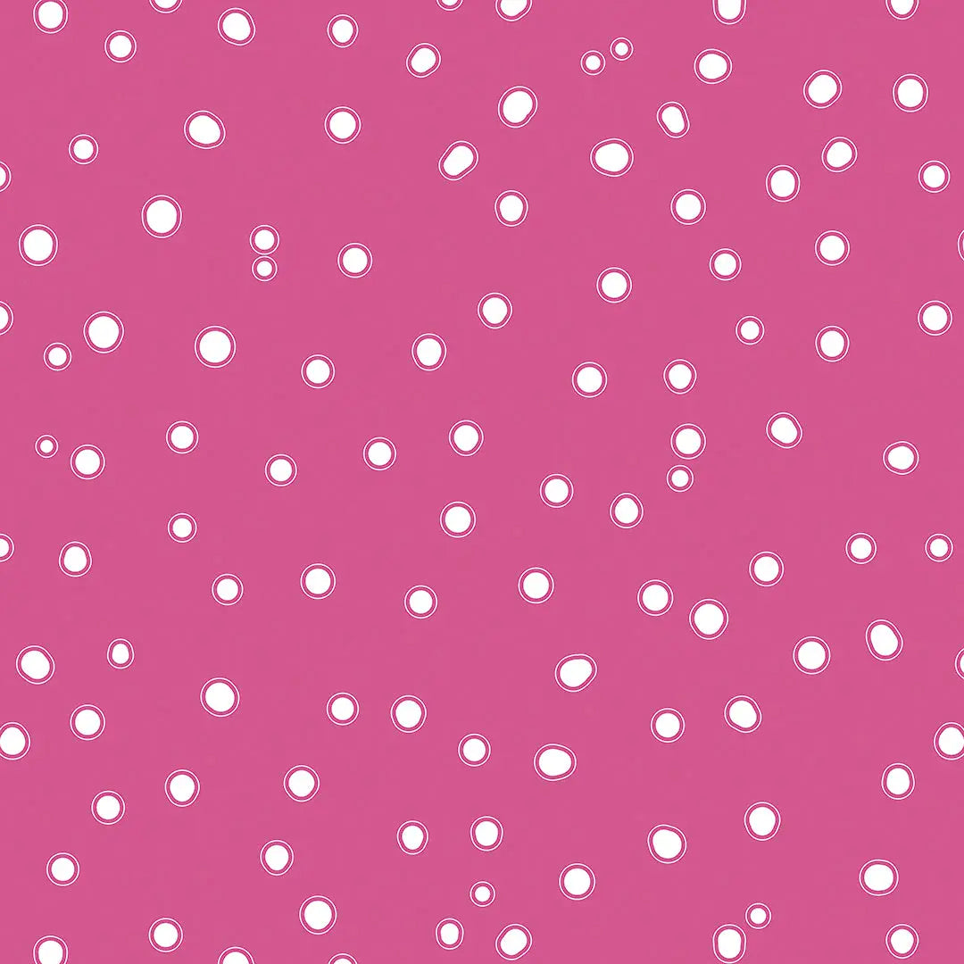 Tapete Kinderzimmer Seifenblasen Pink