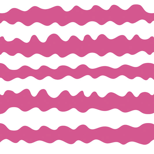 ✅ Wavy Lines ✅ Schwungvoll & verspielt ✅ Farbenfrohe Tapete fürs Kinderzimmer – by Pimp My Wall