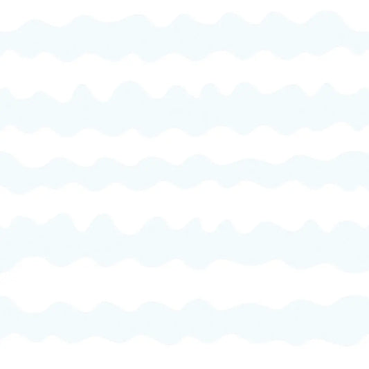 Tapete Kinderzimmer Zickzack Hellgrau Detailansicht – Hellgrau, Weiss, selbstklebend