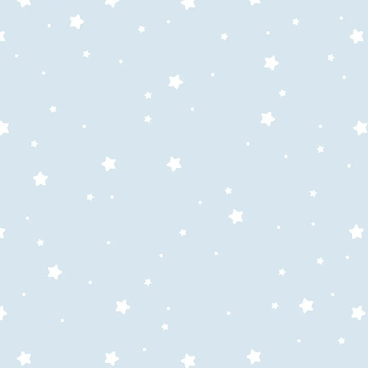 Tapete Kinderzimmer Funkelsterne Mint Detailansicht – Mintgruen, Weiss, Beige, selbstklebend