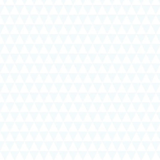 Tapete Kinderzimmer Dreiecke Hellgrau Detailansicht – Hellgrau, Weiss, selbstklebend