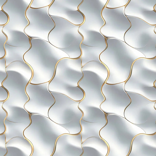 3D-Tapete in Perlweiß jetzt entdecken selbstklebende Tapete PVC-frei Lieferzeit 2-4 Werktage PCC FoliaConcept