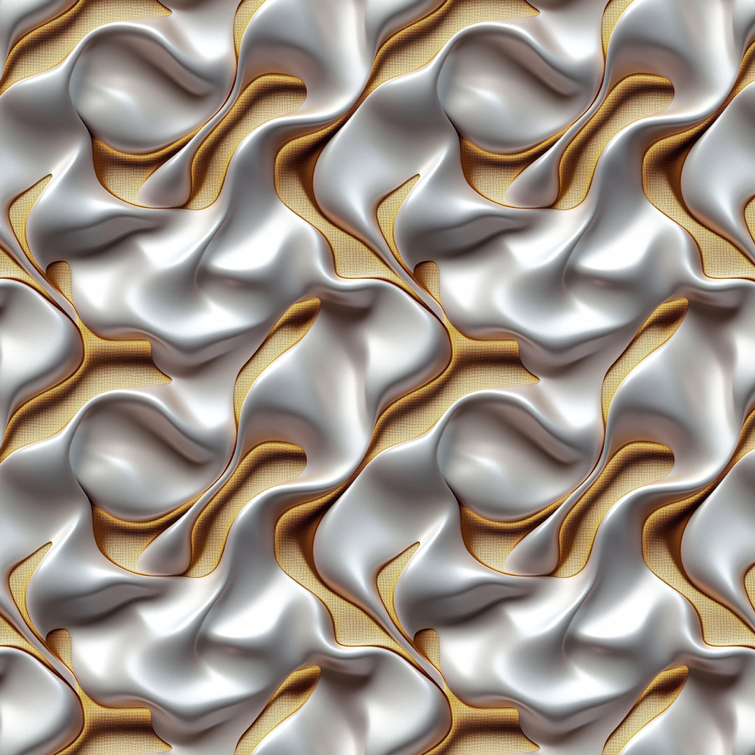 3D-Wanddeko in Schwarz-Gold jetzt entdecken! selbstklebende Tapete PVC-frei Lieferzeit 2-4 Werktage PCC FoliaConcept