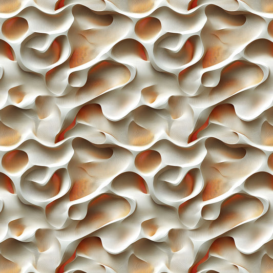 3D-Tapete mit organischen Formen jetzt entdecken! selbstklebende Tapete PVC-frei Lieferzeit 2-4 Werktage PCC FoliaConcept