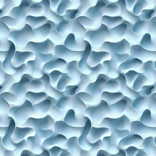 3D Effekt in Eisblau Wellenstruktur mit Tiefe selbstklebende Tapete PVC-frei Lieferzeit 2-4 Werktage PCC FoliaConcept