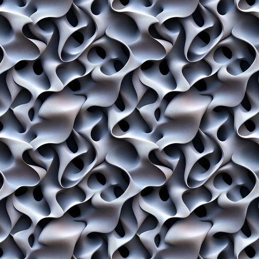 3D Tapete mit Wellenstruktur Graue Faltenoptik mit Tiefe selbstklebende Tapete PVC-frei Lieferzeit 2-4 Werktage PCC FoliaConcept