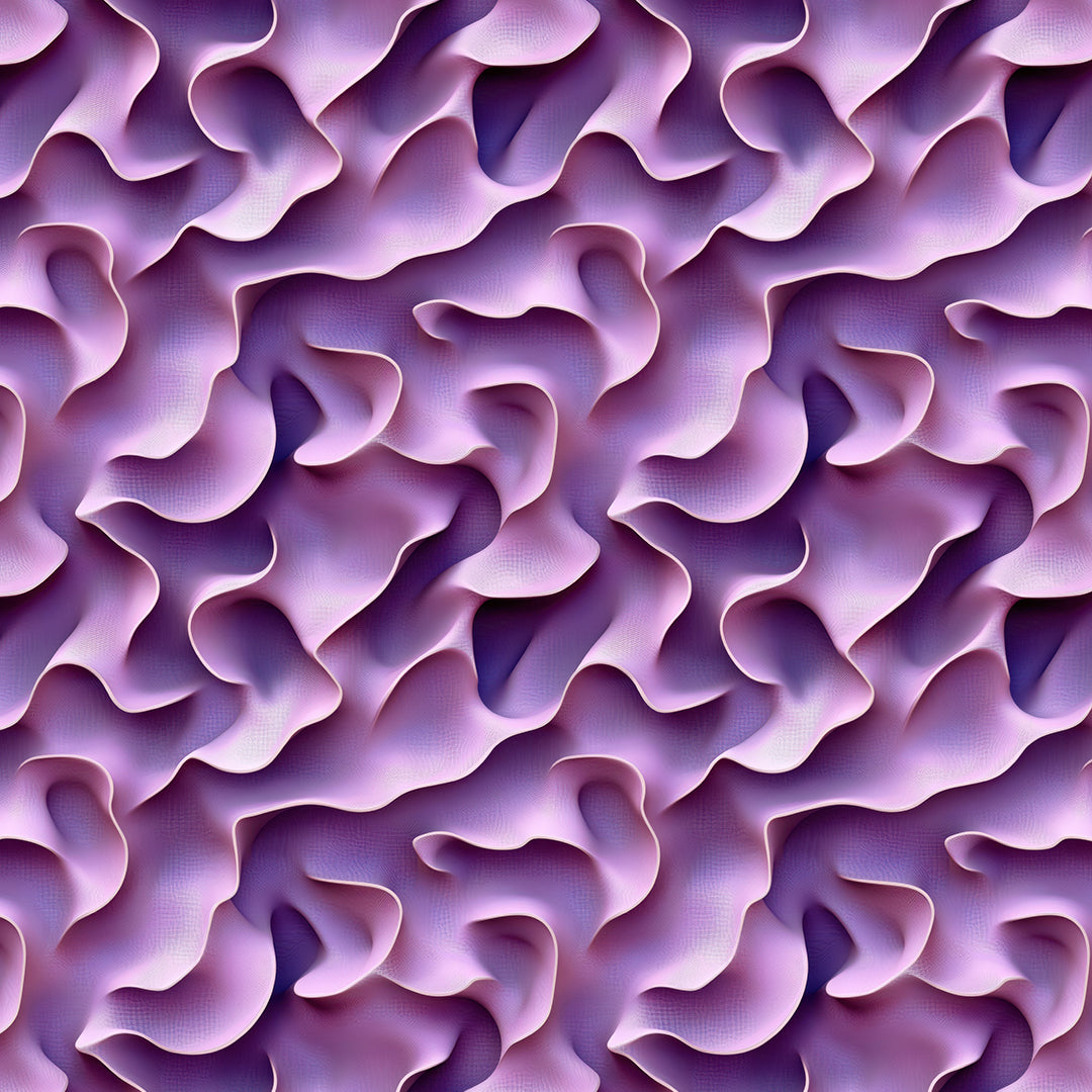 selbstklebende Tapete PVC-frei Lieferzeit 2-4 Werktage PCC FoliaConcept | 3D Tapete in Violett und Lavendel