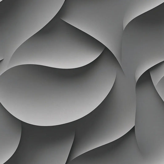 3D Tapete in graphitgrauer Faltenoptik Selbstklebend & PVC-frei Für stilvolle Wandgestaltung mit Tiefenwirkung made by PCC FoliaConcept!