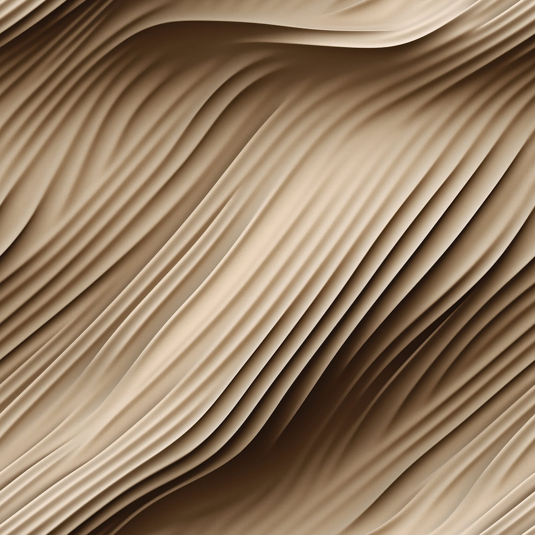 3D Tapete mit fließendem Sandwellen-Muster Warme Naturtöne für stilvolle Räume Ideal für moderne Wohnideen Jetzt entdecken!
