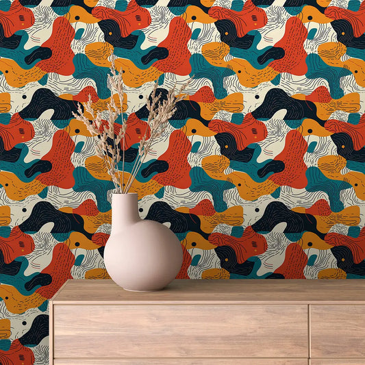 ✅ Selbstklebende Tapete ✅ Abstrakte Wandgestaltung ✅ Modernes Design – Pimp My Wall